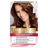 L'Oreal Paris Excellence Permanent Hair Dye Natural Mahogany Brown 5.5 - McGrocer
