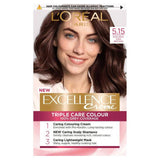 L'Oreal Paris Excellence Permanent Hair Dye Natural Iced Brown 5.15 Beauty at home Sainsburys   