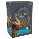 Encore Natural Fish Selection In Broth Cat Pouches 5x50g - McGrocer