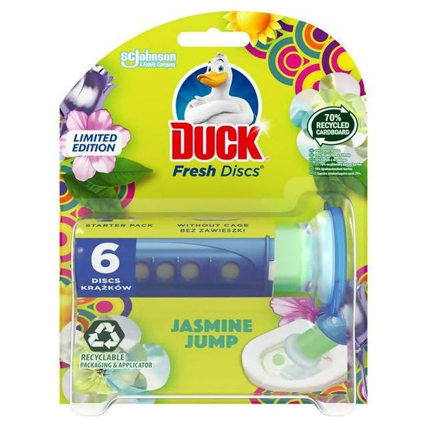Duck Fresh Discs Toilet Cleaner Jasmine Jump Scent 36ml – McGrocer