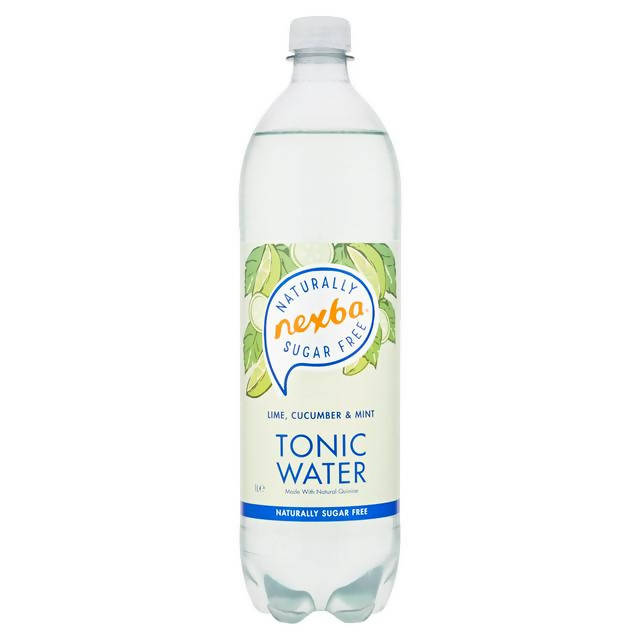 Nexba Lime Cucumber & Mint Tonic Water 1L Adult soft drinks Sainsburys   