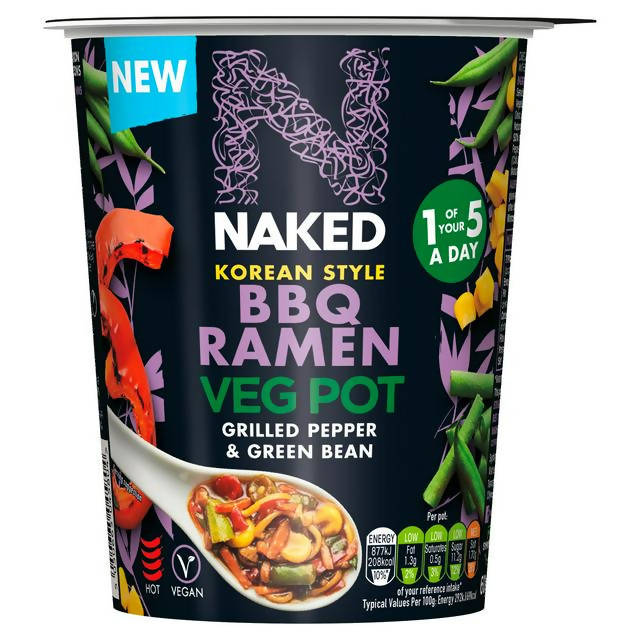 Naked Veg Pot Korean BBQ Ramen 60g Instant snack & meals Sainsburys   