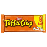 Toffee Crisp Milk Chocolate Bar Multipack x9 31g - McGrocer