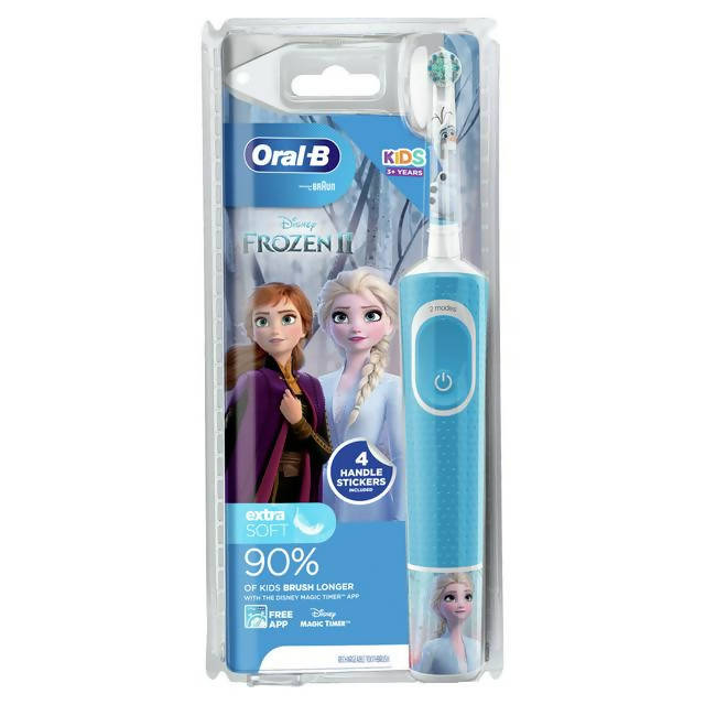 Oral-B Kids Vitality Electric Toothbrush with Disney Frozen Characters for Ages 3+