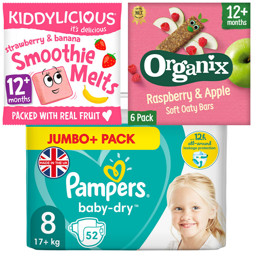 Stock Up Snacks & Nappies Bundle