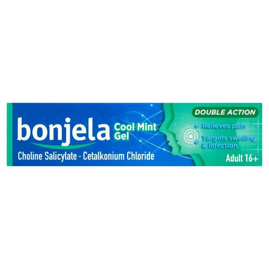 Bonjela Cool Mint Gel Double Action for Mouth Ulcers & Cold Sores 15g - McGrocer