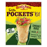 Old El Paso Mild Smoky BBQ Tortilla Pockets Fajita Kit Cooking Sauces & Meal Kits ASDA   