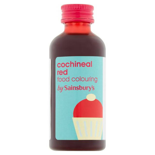 Sainsbury's Cochineal Red Food Colouring 60ml Colourings & flavourings Sainsburys   