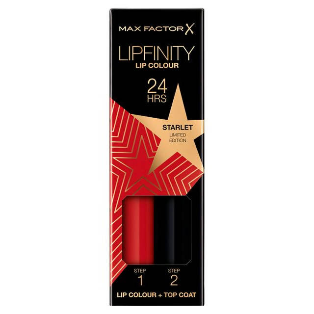 Max Factor Lipfinity Liquid Lipstick, Shade 84 Starlet 2.3ml + 1.9g