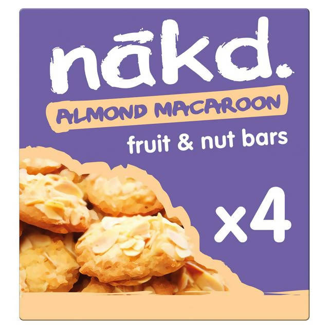 Nakd Almond Macaroon Fruit & Nut Bars 4x35g Breakfast cereals & cereal bars Sainsburys   