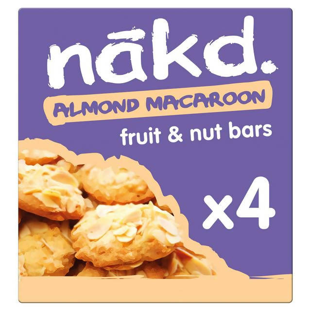 Nakd Almond Macaroon Fruit & Nut Bars 4x35g