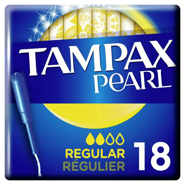 Tampax Pearl Regular Tampons Applicator x18 GOODS Sainsburys   