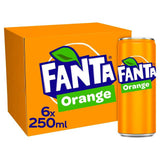 Fanta Orange 6x250ml Bigger multipacks Sainsburys   