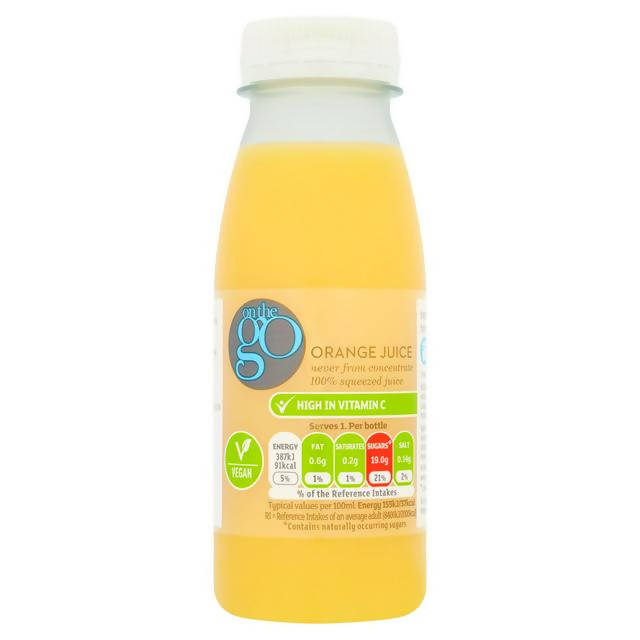 Sainsbury's On the Go Orange Juice 250ml All chilled juice Sainsburys   