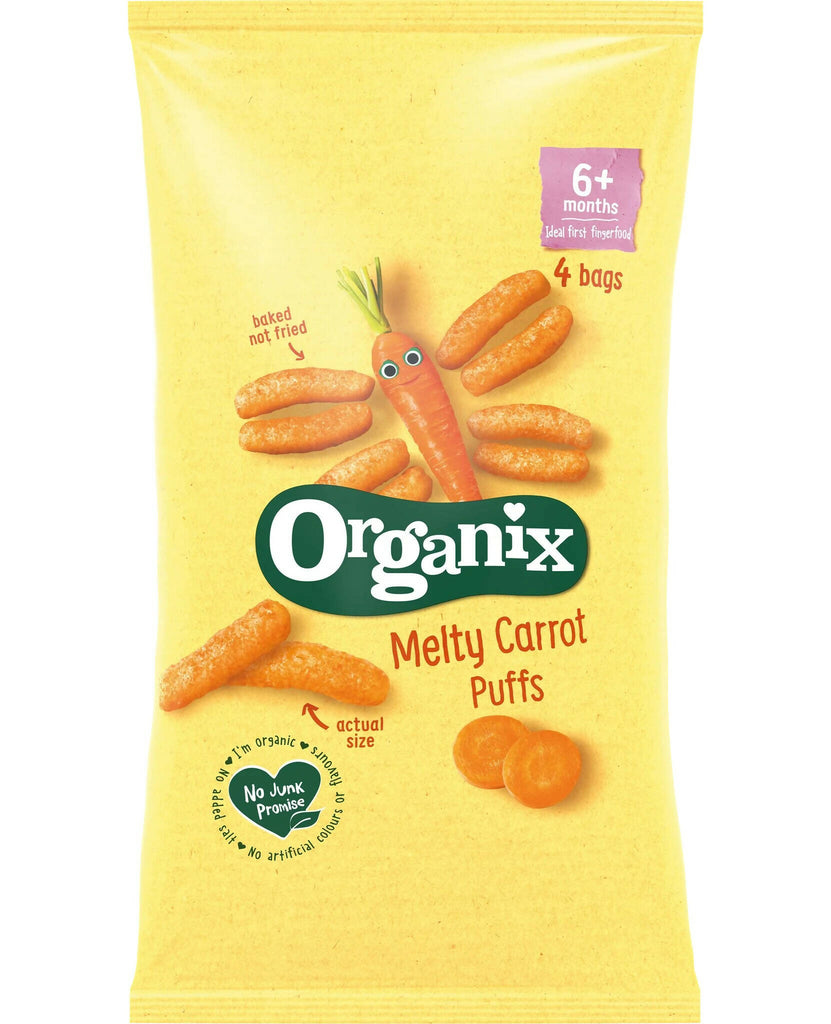 Organix Melty Carrot Puffs Multipack