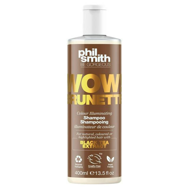 Phil Smith Wow! Brunette Colour Illuminating Shampoo 400ml shampoo & conditioners Sainsburys   