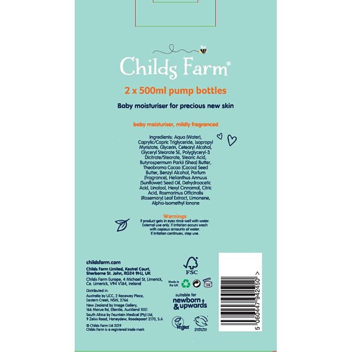 Childs farm best sale baby moisturiser australia