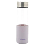 Oceana Mauve Glass Metal Lid Bottle tableware Sainsburys   