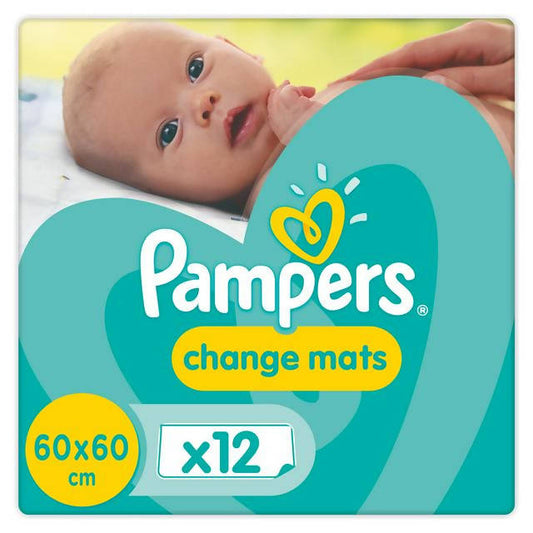Pampers Change Mats x12 nappies Sainsburys   