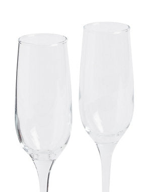 Set of 4 Champagne Flutes Tableware & Kitchen Accessories M&S   