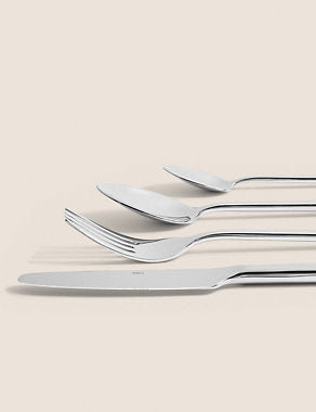 16 Piece Manhattan Cutlery Set Tableware & Kitchen Accessories M&S   