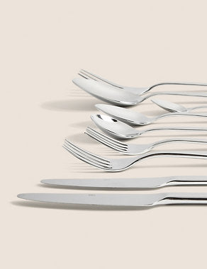 44 Piece Maxim Cutlery Set Tableware & Kitchen Accessories M&S   