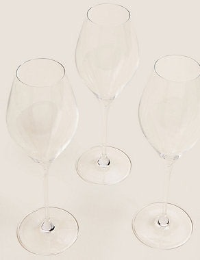 Set of 4 Grace Crystal White Wine Glasses Tableware & Kitchen Accessories M&S   