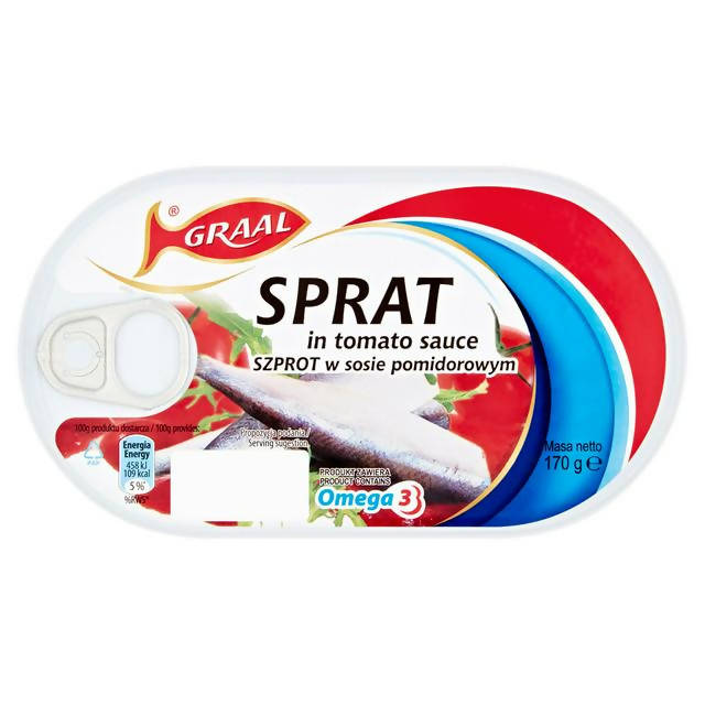 Graal Sprat in Tomato Sauce 170g