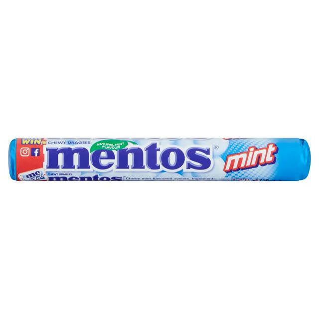 Mentos Mint Sweets Roll 38g