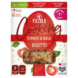 Piccolo Cooking Organic Tomato & Basil Risotto Textured 1+ Year 150g baby meals Sainsburys   