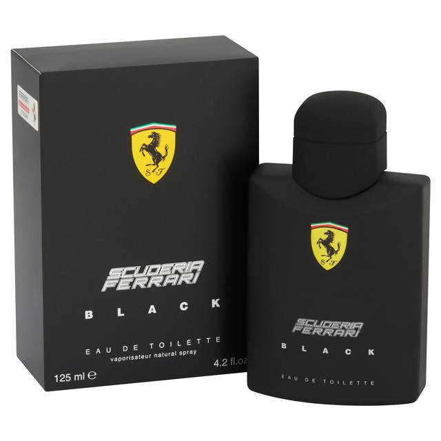 Scuderia Ferrari Black Eau de Toilette Natural Spray 125ml Aftershave Sainsburys   