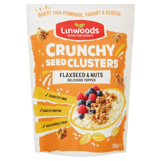 Linwoods Crunchy Seed Clusters Flaxseed & Nuts 200g - McGrocer