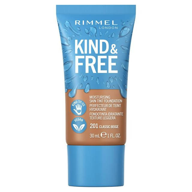 Rimmel London Kind & Free Moisturising Skin Tint Foundation Classic Beige 30ml All Sainsburys   