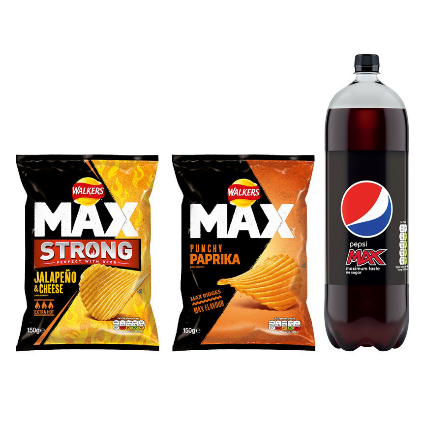 Pepsi Max & Walkers Max Mixed Bundle GOODS ASDA   