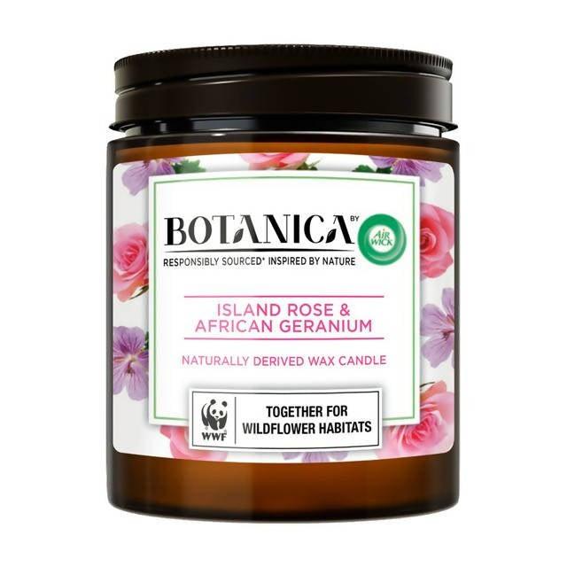 Botanica by Air Wick Candle, Island Rose & African Geranium - McGrocer