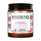 Botanica by Air Wick Candle, Island Rose & African Geranium Aircare Sainsburys   