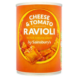 Sainsbury's Cheese & Tomato Ravioli 400g Baked beans & canned pasta Sainsburys   