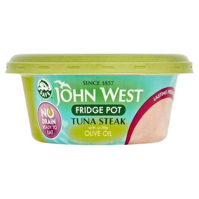 John West No Drain Fridge Pot Tuna Steak with a Little Olive Oil 110g