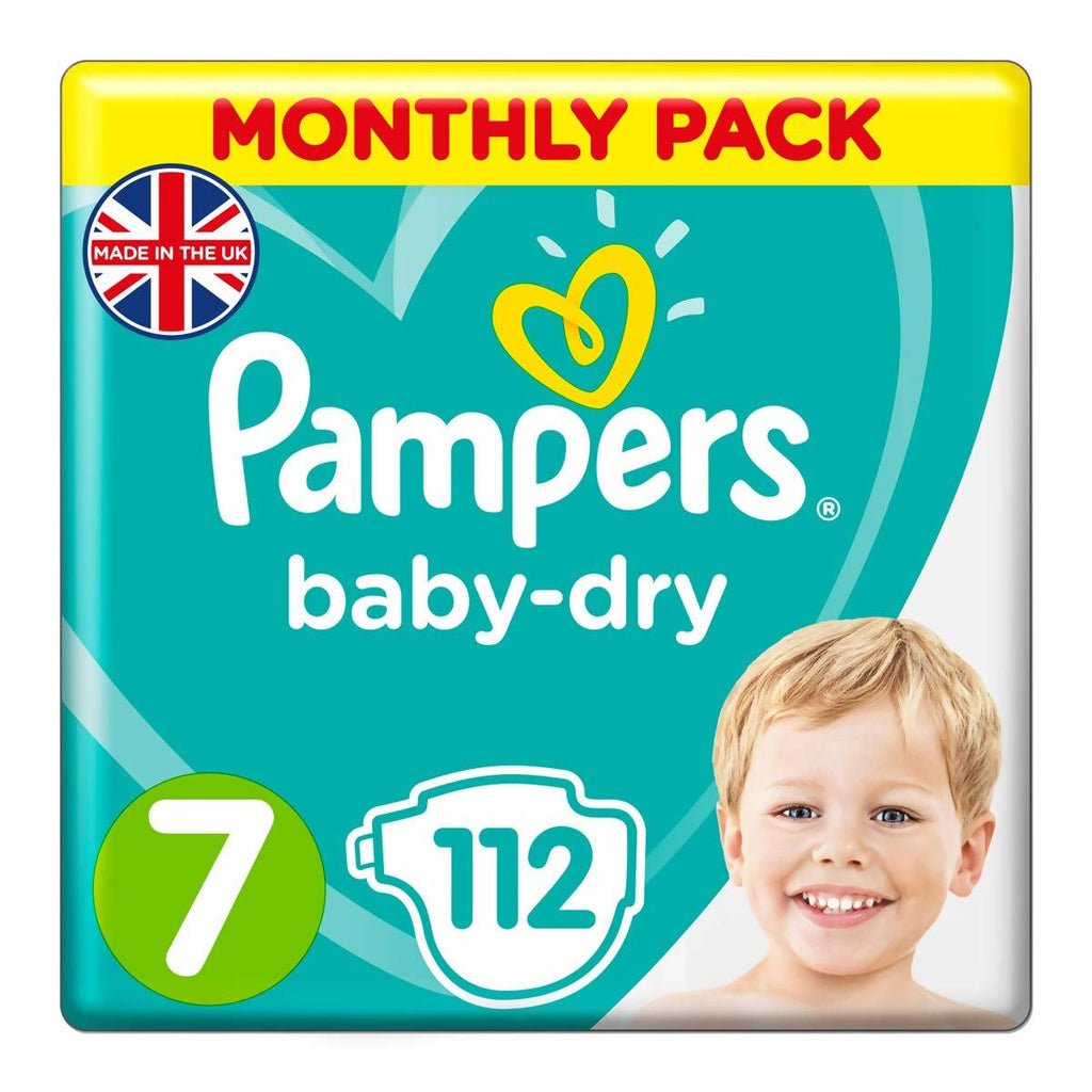 Pampers Baby Dry Size 7, 4 x 28 Pack