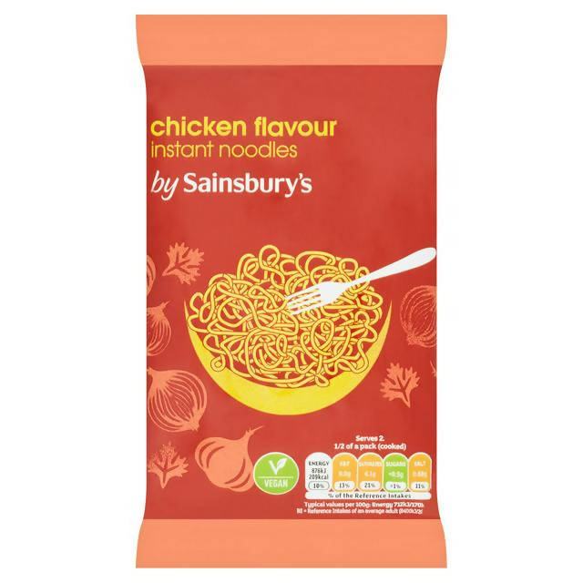 Sainsbury's Instant Noodles, Chicken 90g Instant snack & meals Sainsburys   