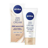 Nivea Tinted Day Cream Moisturiser for Light Skin Tone SPF15 50ml All Sainsburys   