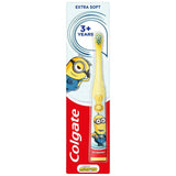 Colgate Kids Minions Extra Soft Battery Toothbrush,  3+ Years Age 3-5 Boots   