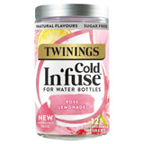 Twinings Cold In'fuse Rose Lemonade, 12 Infusers All tea Sainsburys   