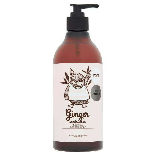 Yope Ginger & Sandalwood Natural Liquid Soap 500ml