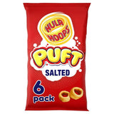 Hula Hoops Puft Salted Crisps 6x15g FOOD CUPBOARD Sainsburys   