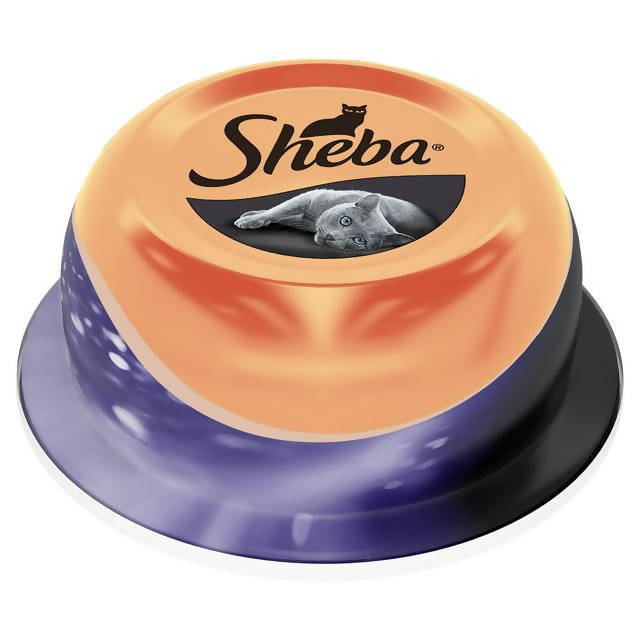 Sheba Dome Adult Wet Cat Food Tray Prime Cuts Tuna & Prawn 80g