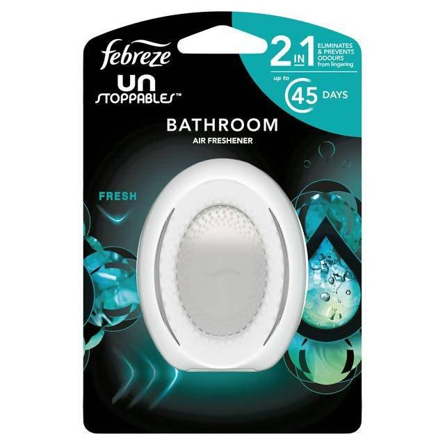 Febreze Unstoppables Bathroom, Continuous Air Freshener Odour Elimination & Prevention