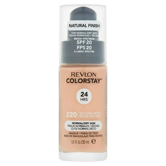 Revlon ColorStay Makeup for Normal & Dry Skin 220 Natural Beige 30ml All Sainsburys   