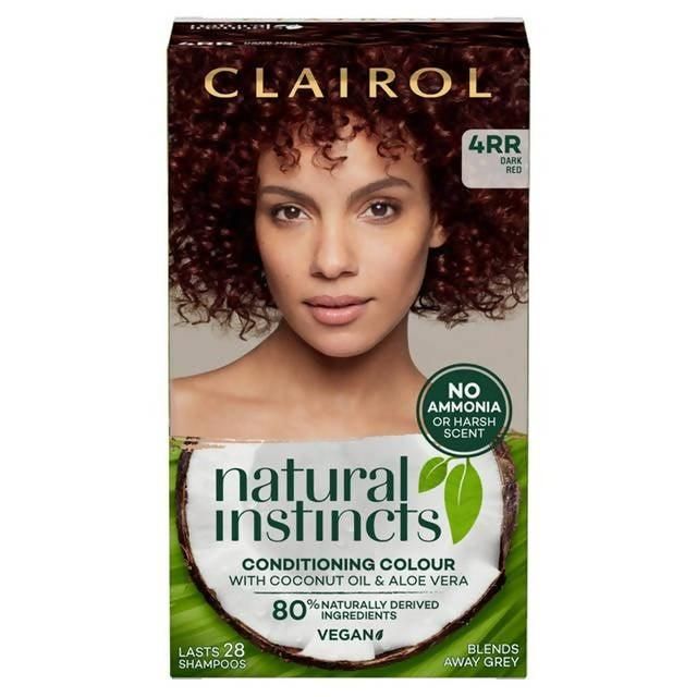 Clairol Natural Instincts Semi-Permanent Hair Dye Dark Red 4RR