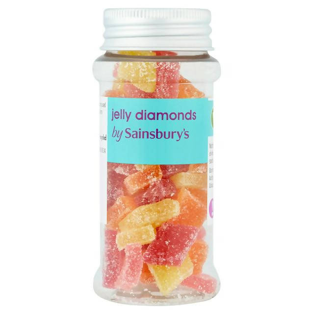 Sainsbury's Cake Decorations Jelly Diamonds 55g Decorations toppings & fillings Sainsburys   